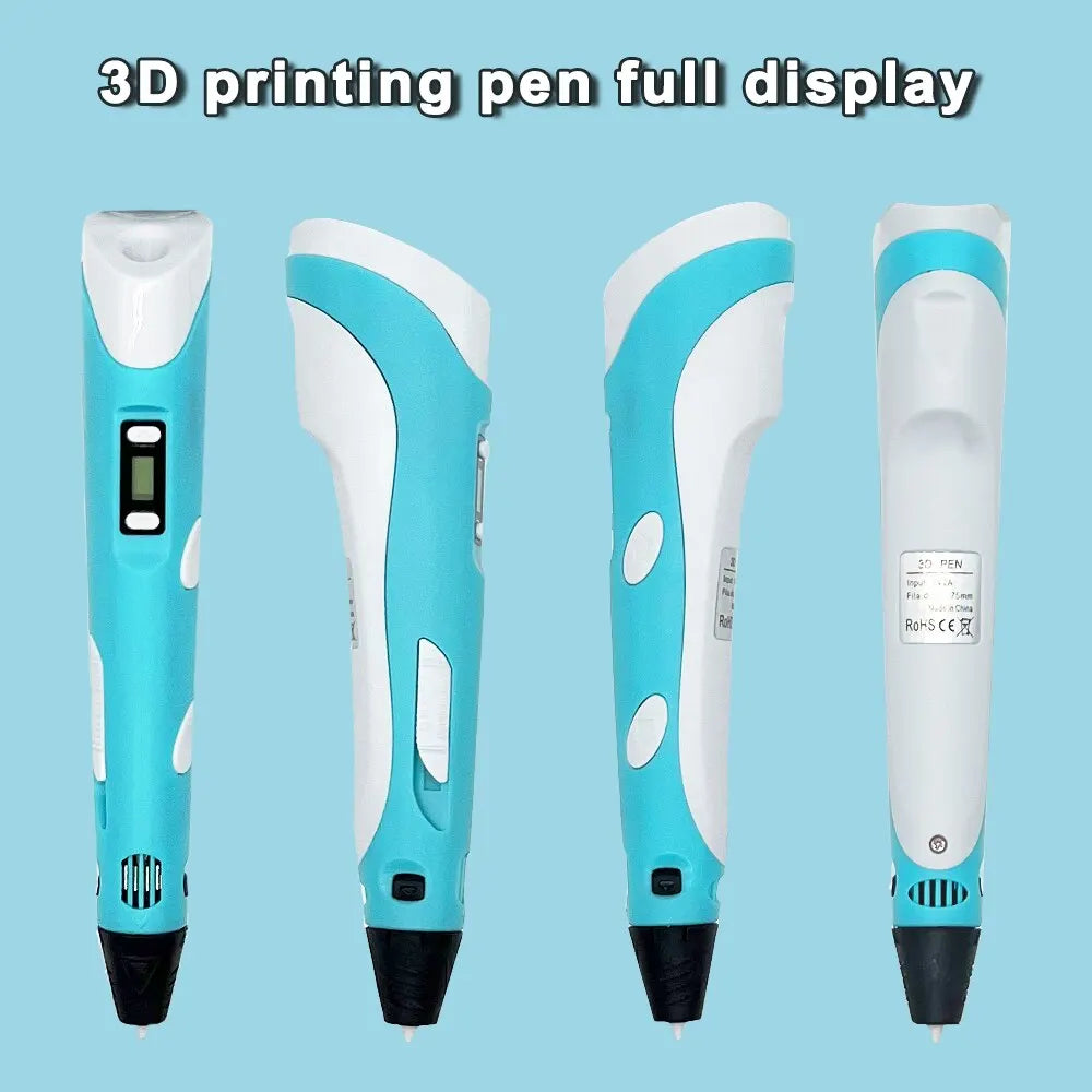 USB 3D Printing Pen with 9m PLA Filament Kit