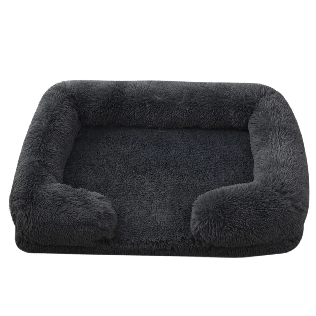 Orthopedic Plush Bolster Dog Bed