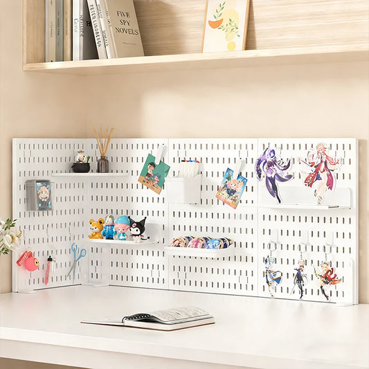 Desktop Pegboard Organizer Panel