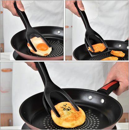 2-in-1 Grip & Flip Spatula Tongs