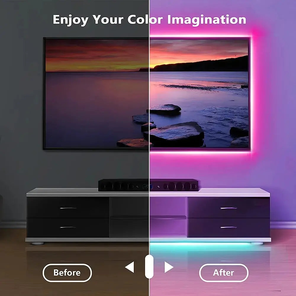 RGB LED Strip Lights with Remote Control