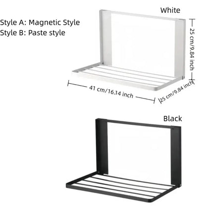 Magnetic Folding Washing Machine Side Shelf
