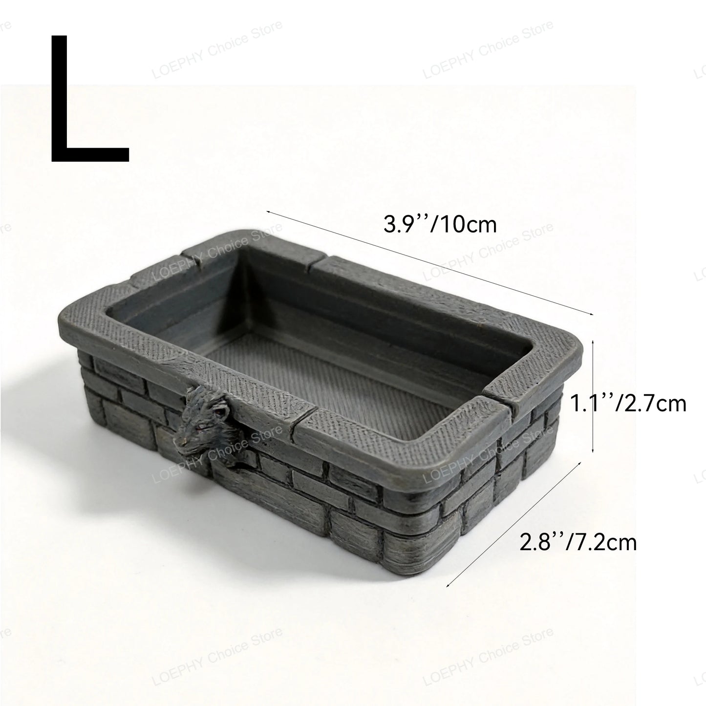 Castle Style Reptile Water Bowl