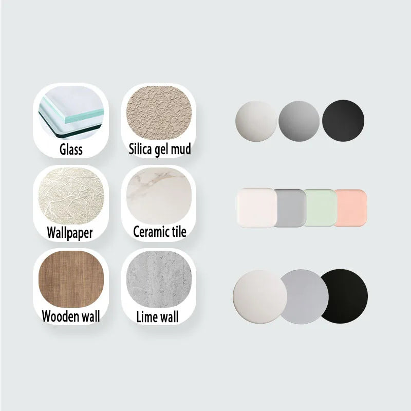 Self-Adhesive Silicone Door Handle Bumper