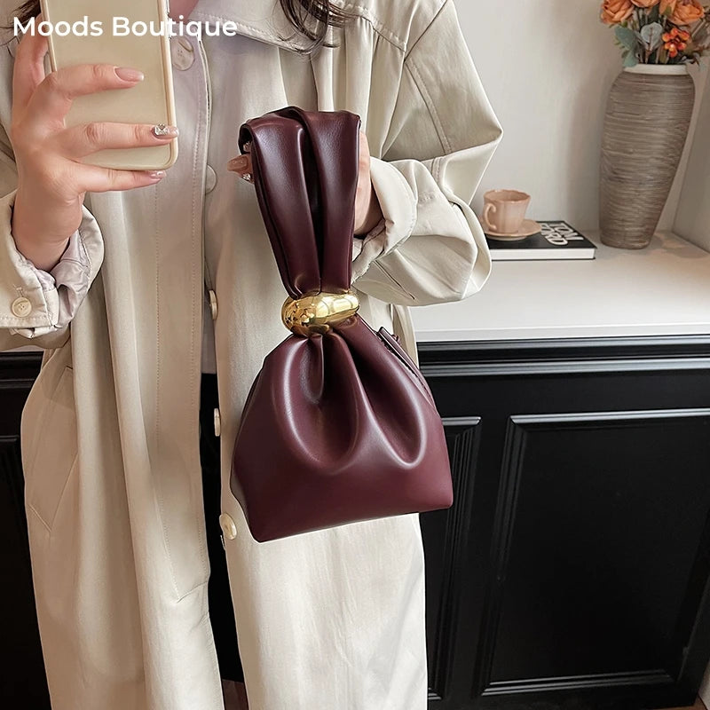 Elegant PU Leather Evening Clutch Bag