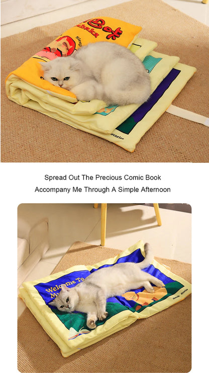 Book Style Foldable Pet Bed Mat