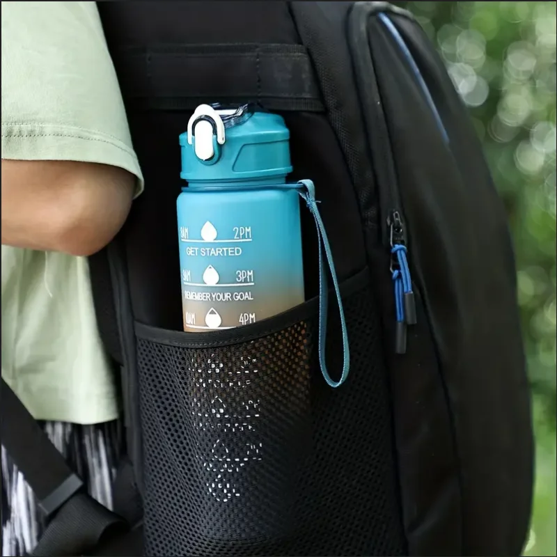Sports Water Bottle with Time Marker