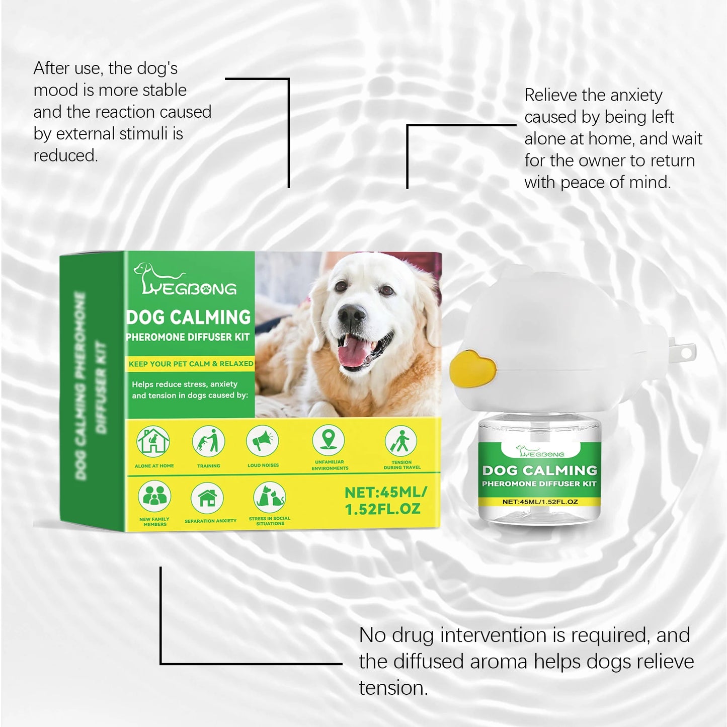 Dog Calming Diffuser Set for Home Use