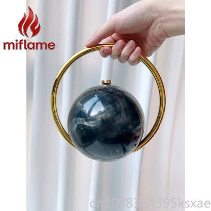 Marble Sphere Evening Clutch Bag