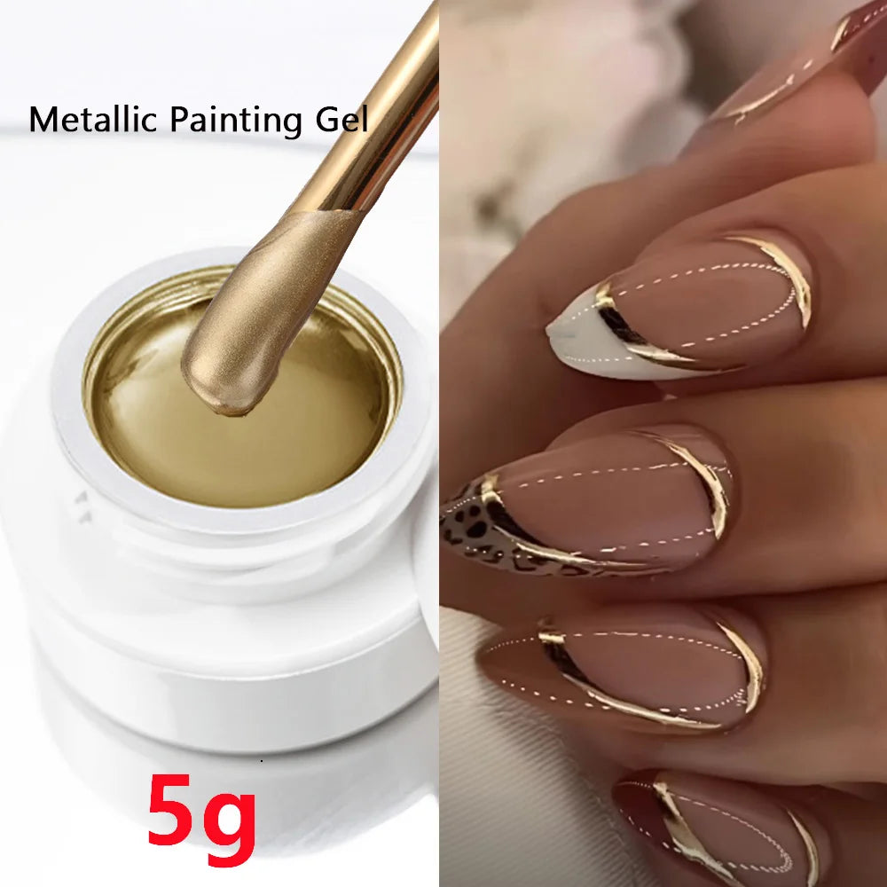 Metallic Mirror Liner Gel Polish