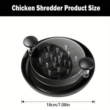Upgraded Rotating Chicken Shredder with Transparent Lid