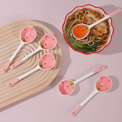 Strawberry Ceramic Spoon