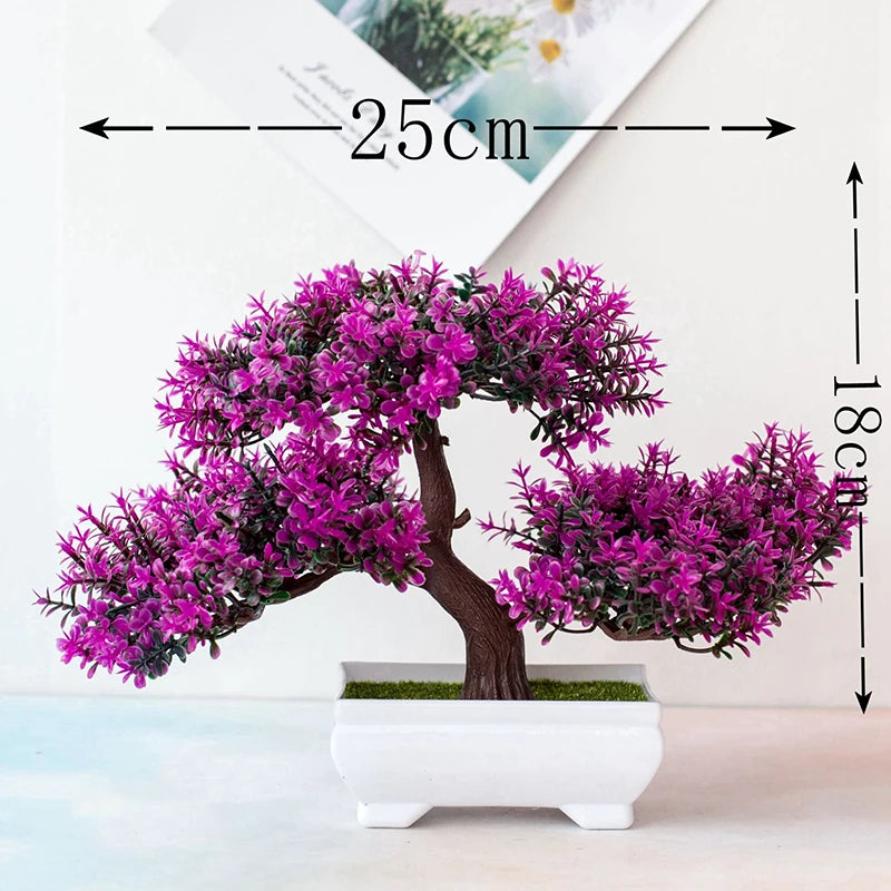 Artificial Bonsai Tree in Decorative Pot