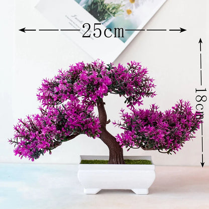 Artificial Bonsai Tree in Decorative Pot