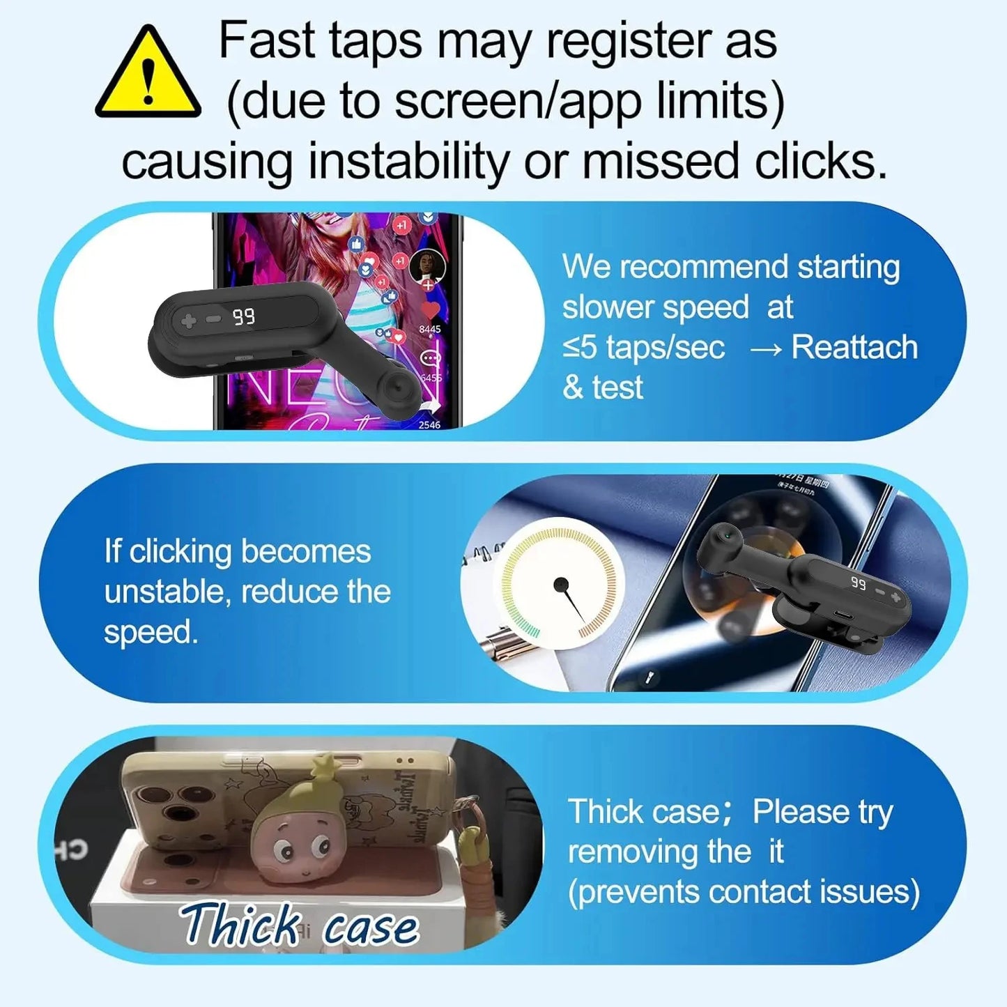 Smart Automatic Screen Clicker for Smartphones