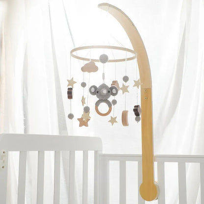 Wooden Baby Crib Mobile