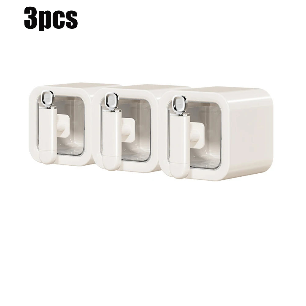 Wall-Mounted Spice Storage Container with Spoon