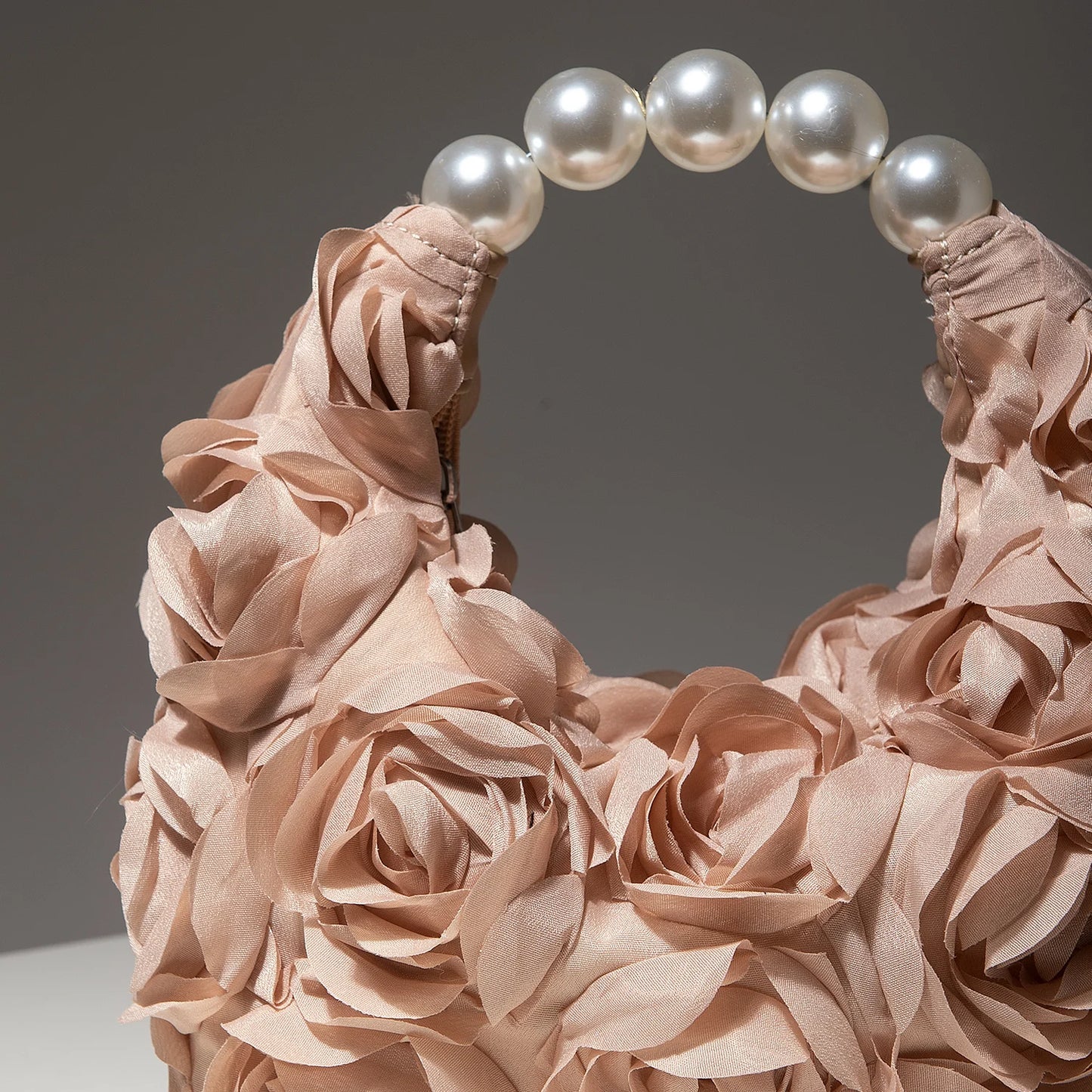 Floral Pearl Evening Party Handbag