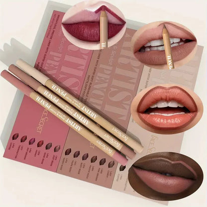 18 Color Lip Liner Pencil Set