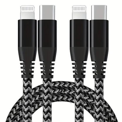 USB-C to Lightning Braided Fast Charging Cable