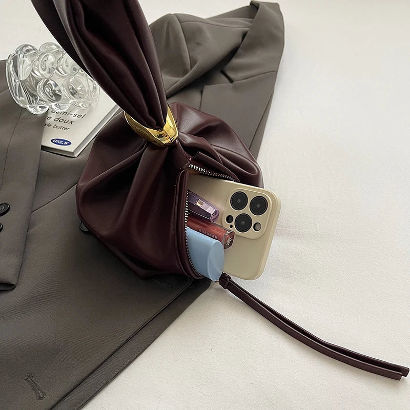 Elegant PU Leather Evening Clutch Bag