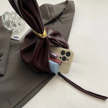 Elegant PU Leather Evening Clutch Bag