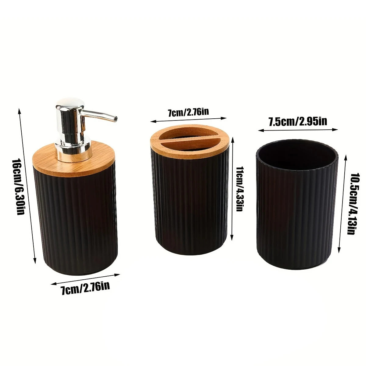 Bathroom Vanity Accessories & Storage Organizer Set