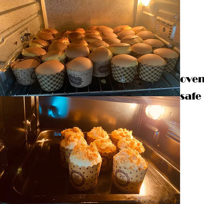 Kraft Paper Baking Cups for Cupcakes