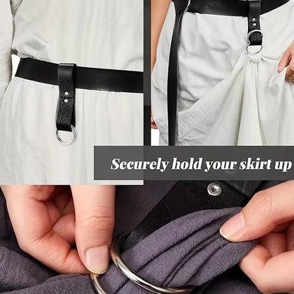 Women’s Renaissance PU Leather Costume Belt