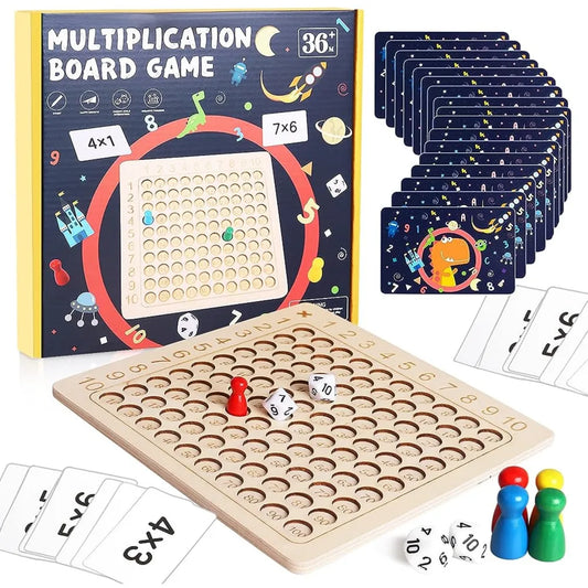 Montessori Board Game Math Wooden Toy