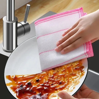Double-Sided Microfiber Cleaning Cloths