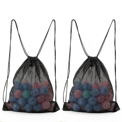 Heavy Duty Mesh Drawstring Sports Backpack