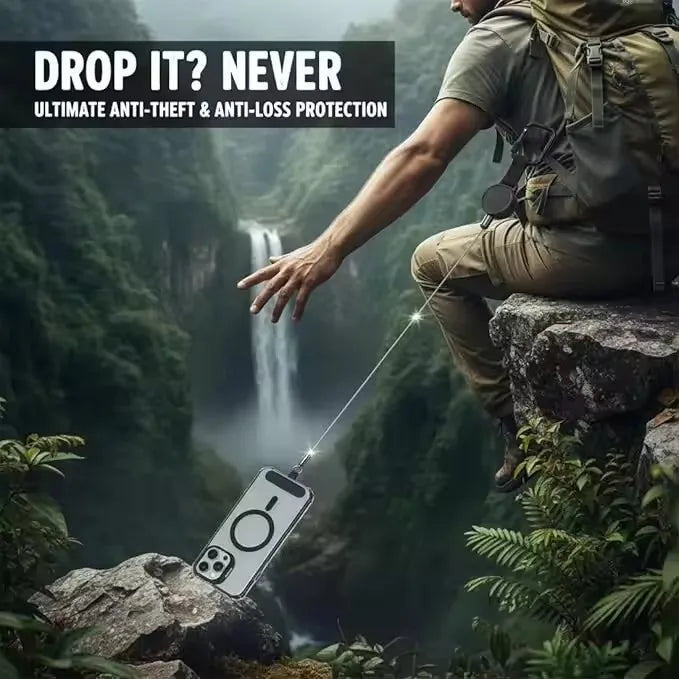 Retractable Phone Safety Lanyard