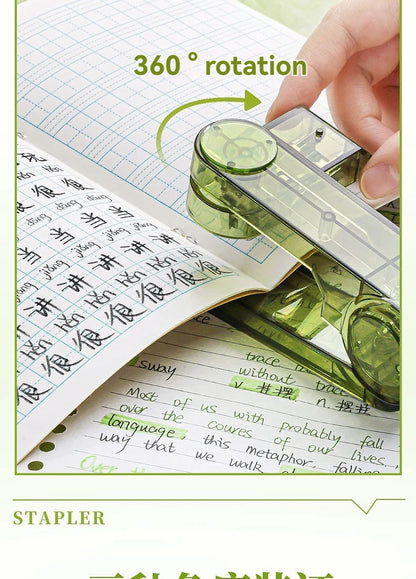 Transparent 360° Rotating Long Reach Stapler