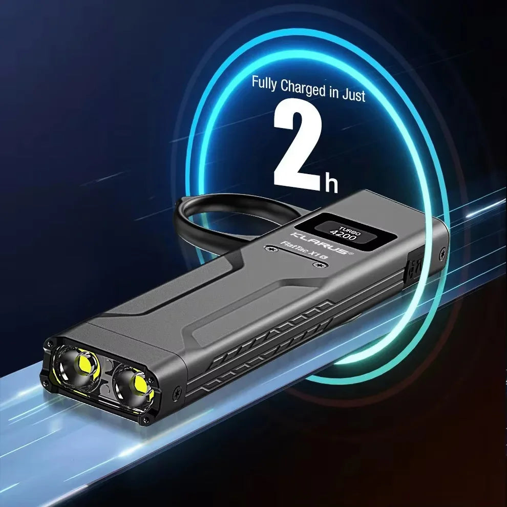 Ultra-Thin OLED Rechargeable Flashlight