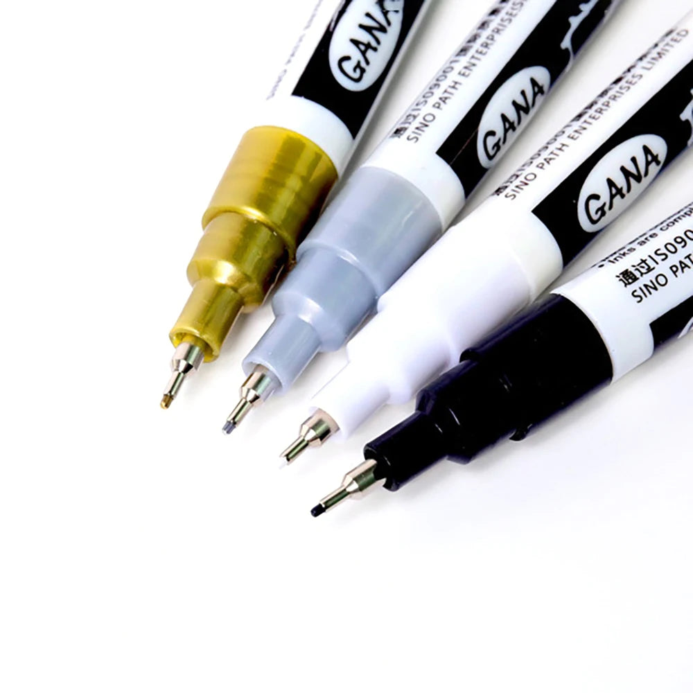 Oil-Based Paint Marker Pen Set – 0.7mm Extra Fine