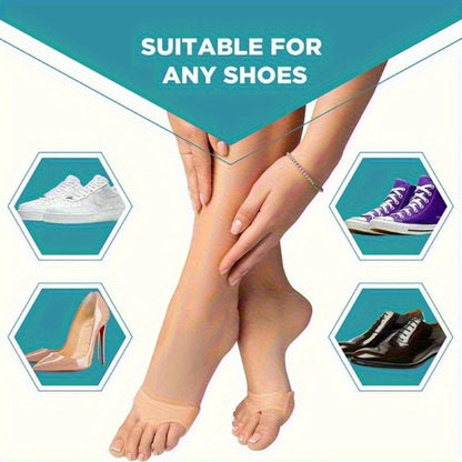 Silicone Forefoot Cushion Pads with Toe Separator
