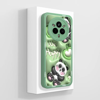 Cute Floral Silicone Case for Realme 14 Pro Series