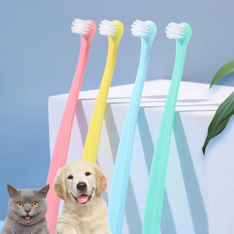 Pet Micro Head Toothbrush for Dogs & Cats