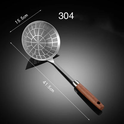 304 Stainless Steel Kitchen Strainer Scoop