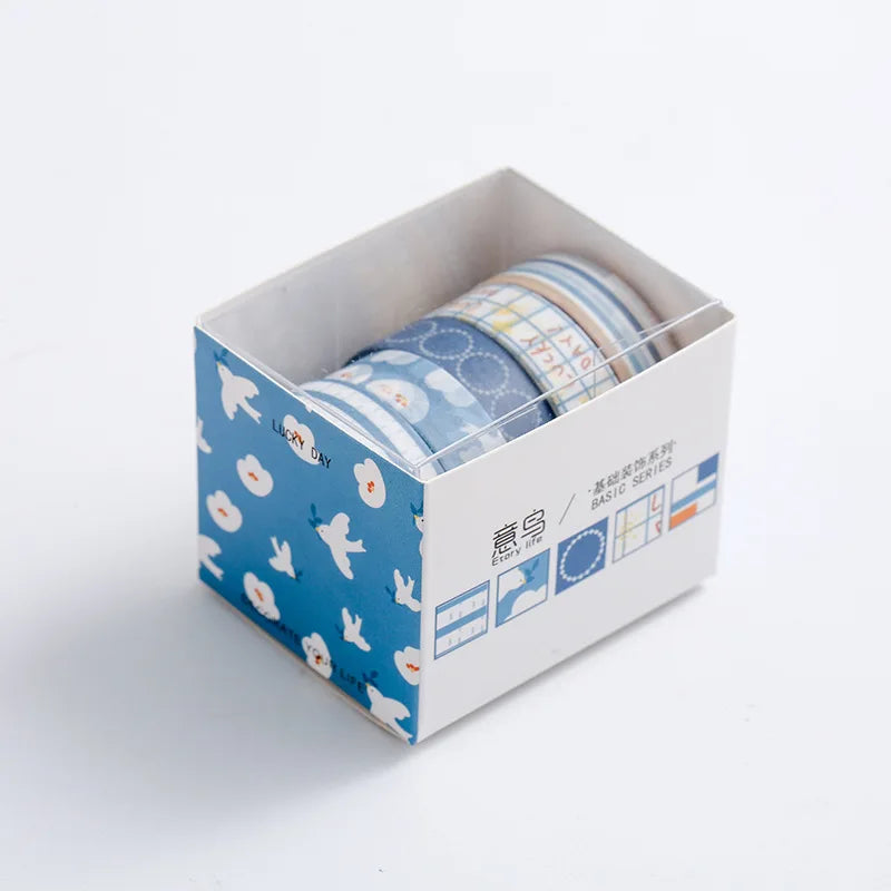 5Rolls/Box Creative Masking Tape Set