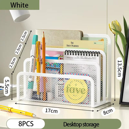Metal Mesh Desk Mail Organizer File Holder