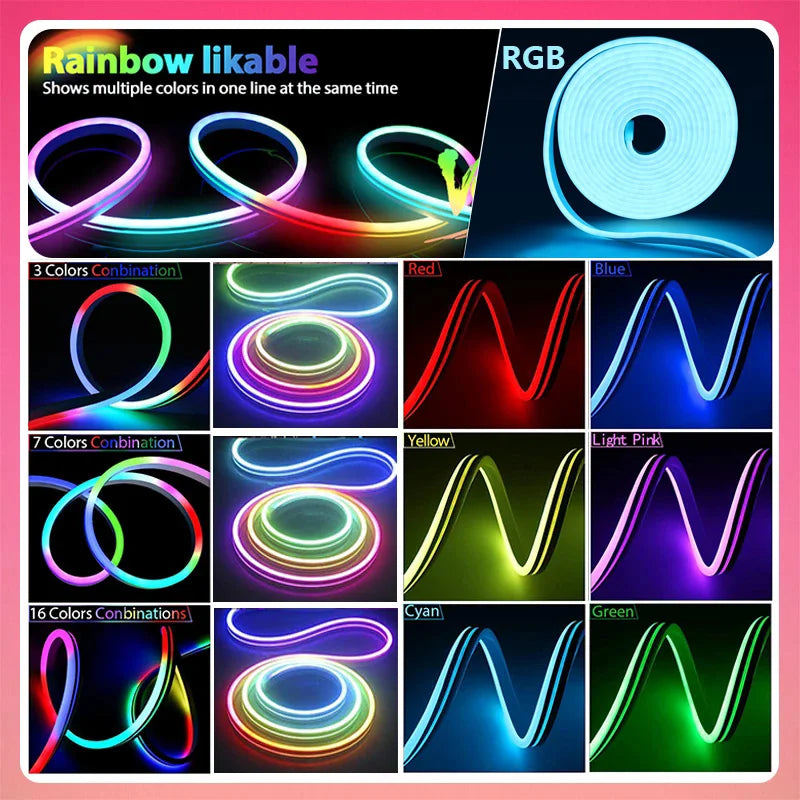 DC5V RGBIC Neon LED Strip Lights