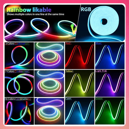 DC5V RGBIC Neon LED Strip Lights