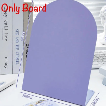 Creative Desktop Magnetic Message Board with Storage Stand