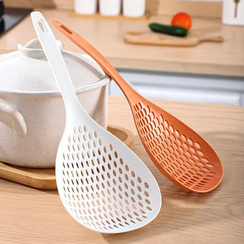 Large Nylon Slotted Spoon Colander for Kitchen