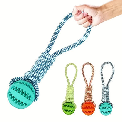 Rope Treat Ball Dog Toy