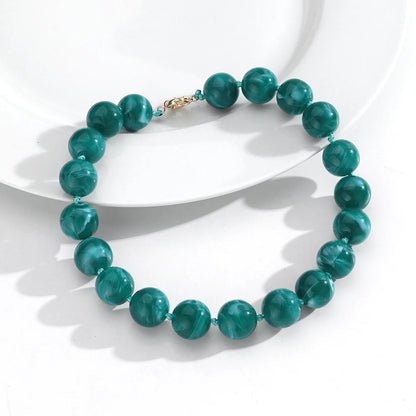 Fishsheep Multicolor Beaded Choker Necklace