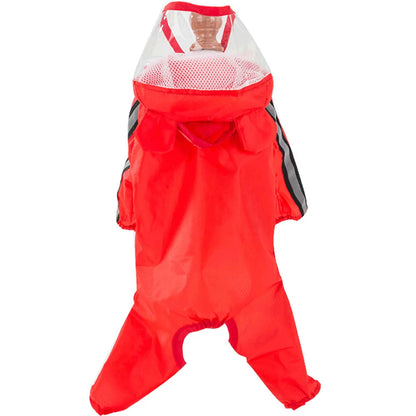 Full Coverage Hooded Rain Suit for Dogs