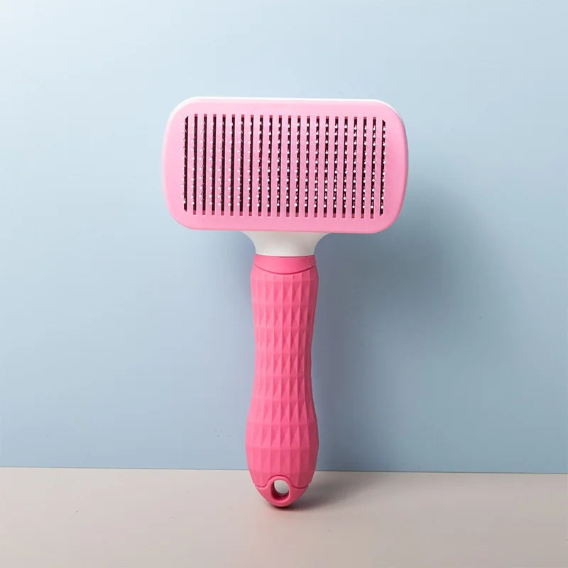Self-Cleaning Pet Grooming Brush